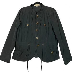 Michael  Kors Utility lightweight black jacket Sz M